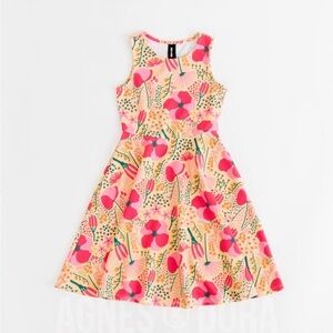 Agnes & Dora Floral Fit-and-Flare Dress / Large / Like New